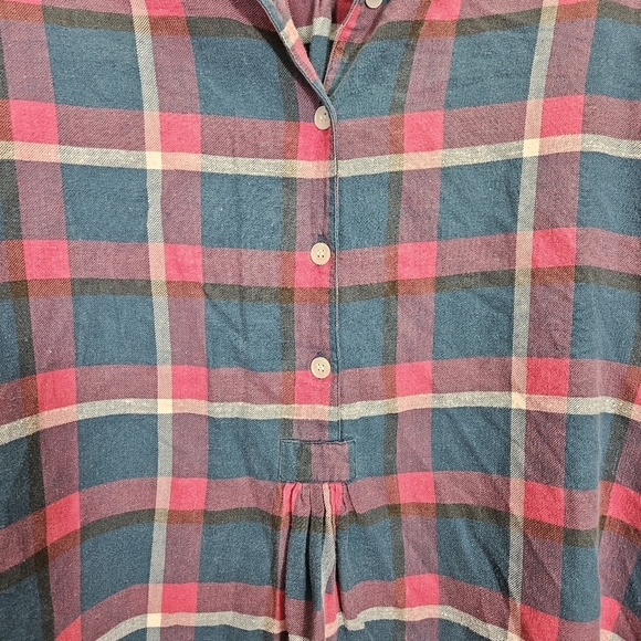 Victoria's Secret Gold Label Womens Flannel PJ Plaid Vintage Size S - Picture 3 of 7